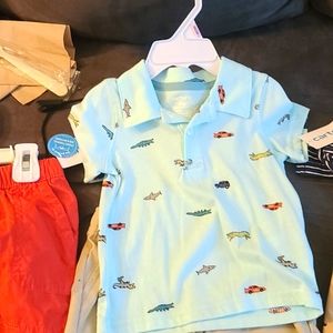 Baby clothes 6-9months short sets and jumper